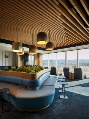 SFO Alaska Lounge California USA