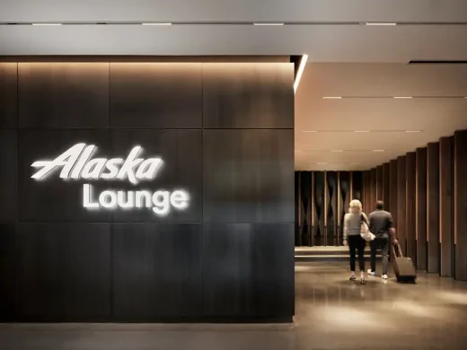 SFO Alaska Lounge California