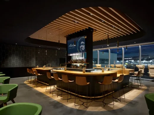 SFO Alaska Lounge Harvey Milk Terminal 1 California