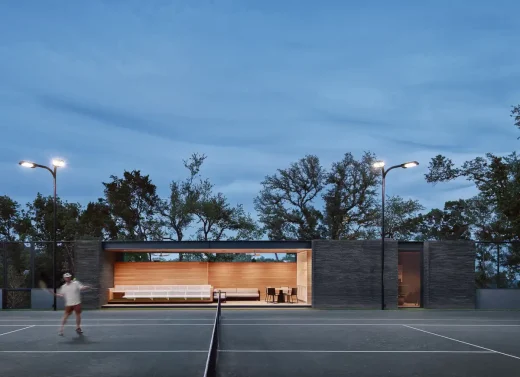 Sunken Tennis Pavilion West Lake Hills, Texas