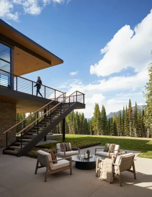 Basecamp House, Big Sky Montana residence USA