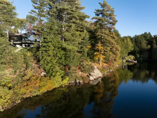 Between Lake and Forest Quebec Canada