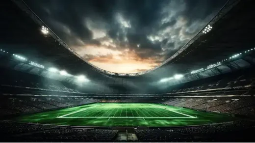 Iconic sports stadiums balancing aesthetics and functionality