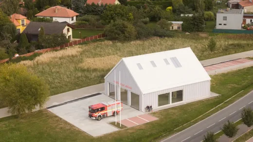 Jircany Fire Station Psary Czech Republic