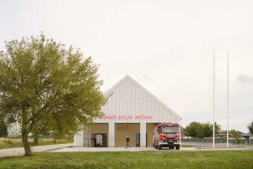 Jircany Fire Station Building Psary Czech Republic