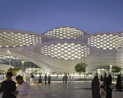 KAFD Metro Station building Riyadh Saudi