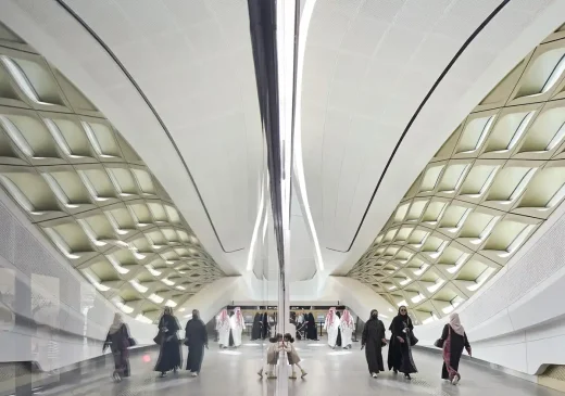 KAFD Metro Station Riyadh Saudi