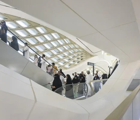 KAFD Metro Station building Riyadh