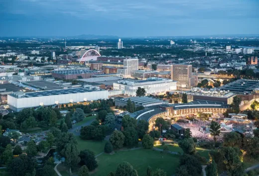 Koelnmesse  conference hall Cologne Germany