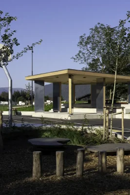 Skakkeringen Pavilion and Landscape Etne Norway