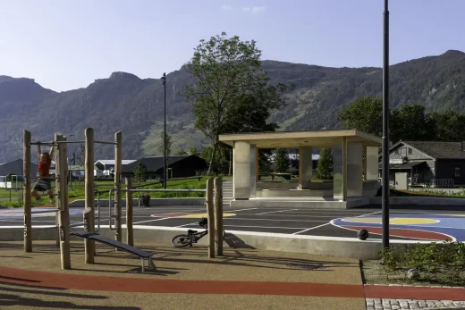 Skakkeringen Pavilion and Landscape Etne Norway