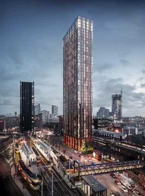 Whitworth Street West Residential Tower Manchester UK