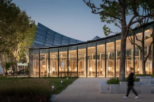Jinji Lake Pavilion Suzhou China