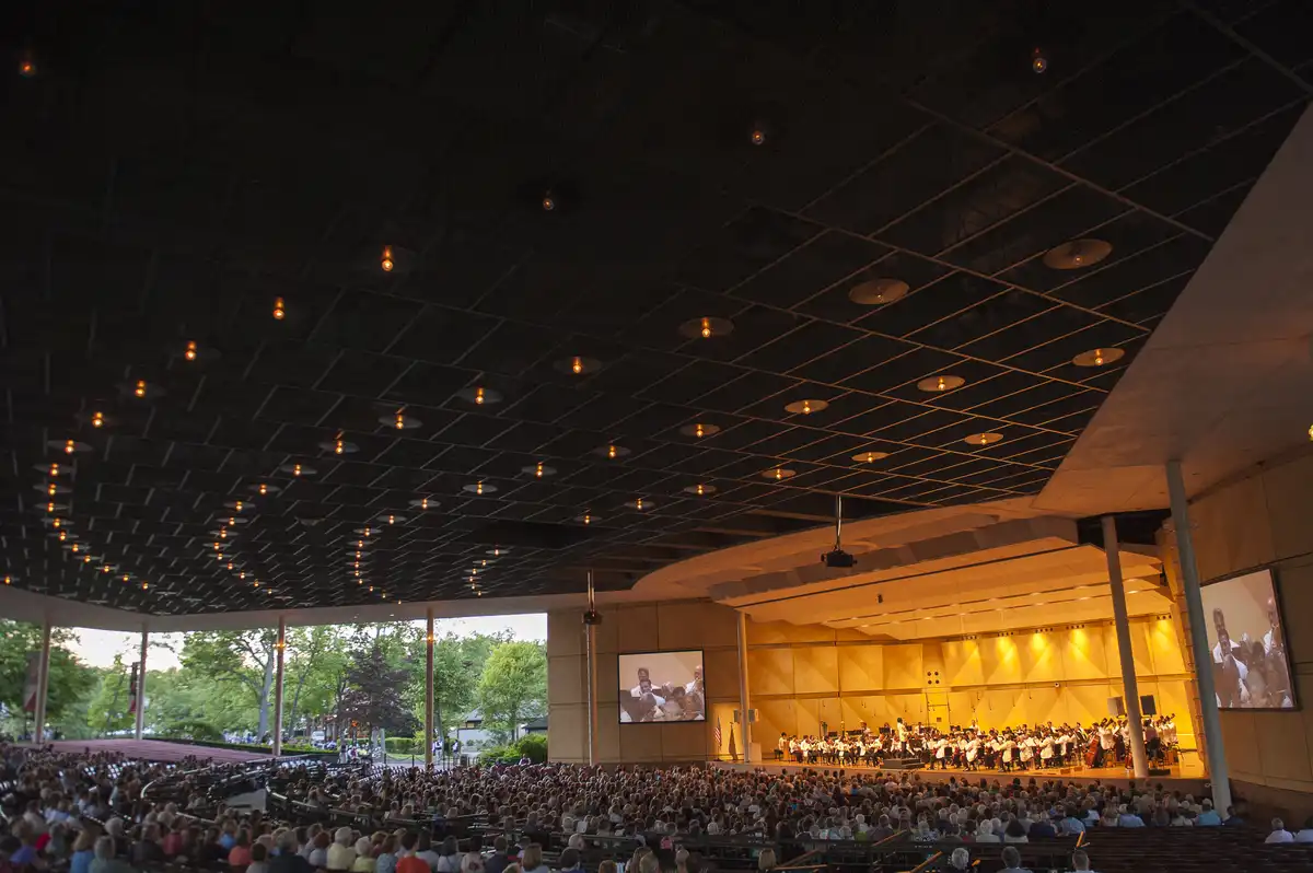 Ravinia Festival outdoor music venue, Highland Park, Illinois
