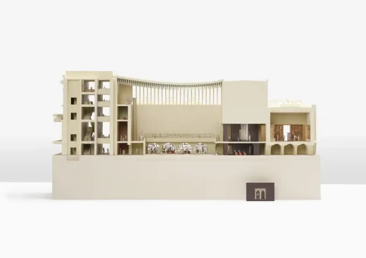 British Museum Western Range Galleries Design model