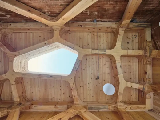 CORA (Cathedral of Robotic Artisans), Parc de Collserola, Barcelona roof