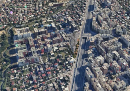 The Eagle Tirana apartment building, Albania city