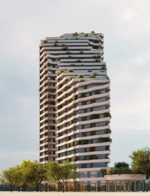 The Eagle Tirana apartment building, Albania
