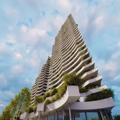 The Eagle Tirana apartment building, Albania