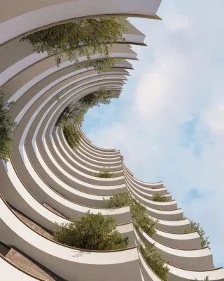 The Eagle Tirana apartment building, Albania