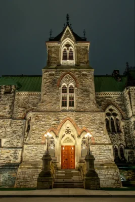 East Block Exterior Lighting Project Ottawa Canada