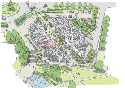 Lakeside Drive hotel, Royal Park Brent property development
