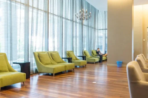 Laminate flooring gives hardwood look for lower cost