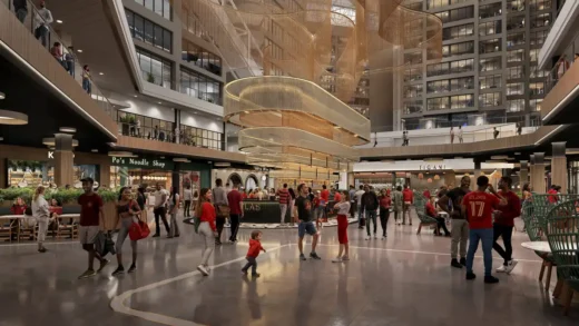 The Center Atlanta downtown building design - CNN Center