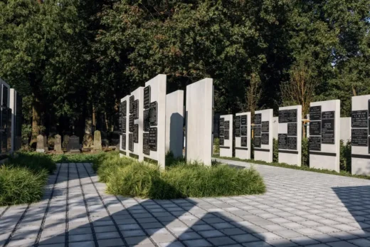 The Memorial Park Srodmiescie district Warsaw Poland