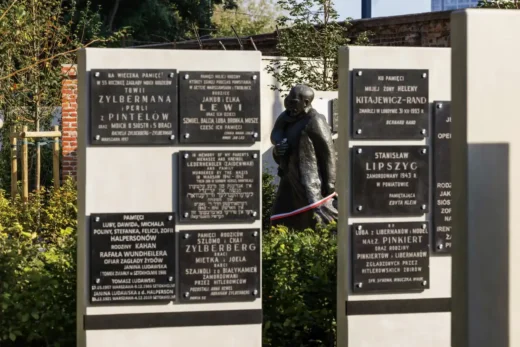 The Memorial Park Srodmiescie district Warsaw