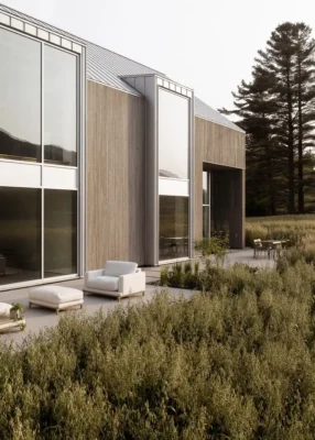 Modern Quebec workspace building