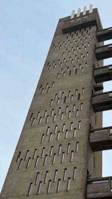 Balfron Tower London Brutalist building core