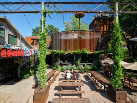 Cosmic Saltillo Restaurant Bar East Austin Texas