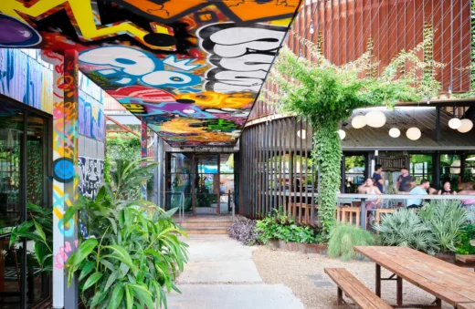 Cosmic Saltillo Restaurant Bar East Austin Texas