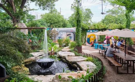 Cosmic Saltillo Restaurant Bar East Austin Texas