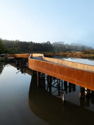 Fareja Pedestrian and Cycling Bridge Aveiro 