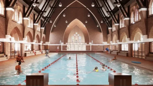 Heerlen Holy Water Public Swimming Pool Limburg Holland