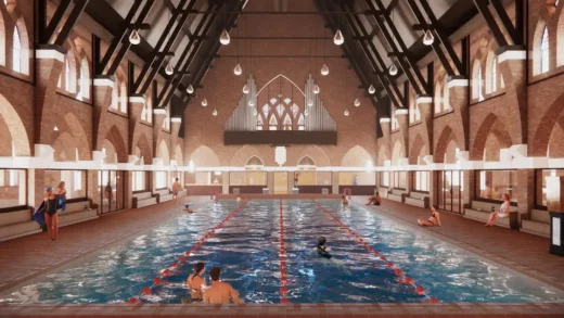 Heerlen Holy Water Public Swimming Pool Limburg Holland