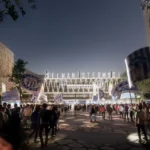 New Selman Stërmasi Stadium Tirana Albania building design