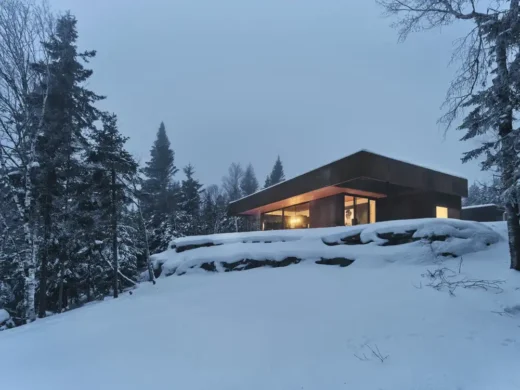 Owls Shield House Laurentians Quebec Canada