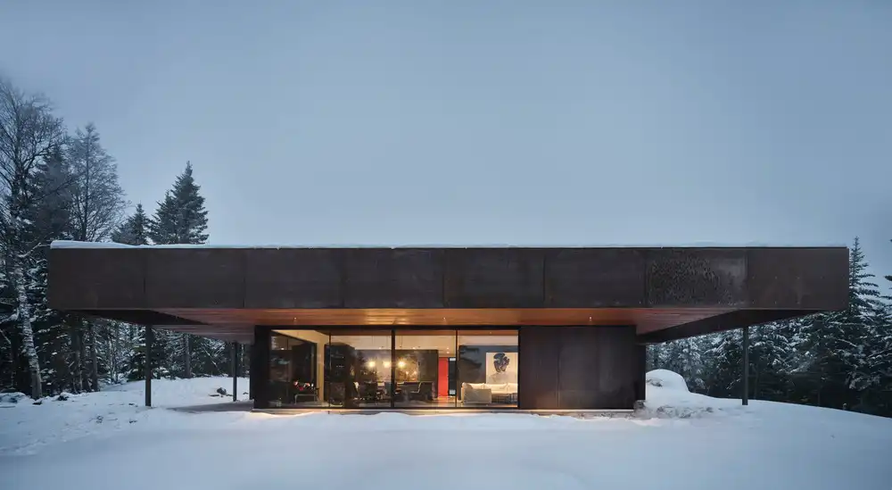 Owls Shield House Laurentians Canada