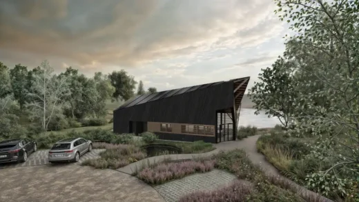 Pilsworth Lake Visitor Centre Lancashire England