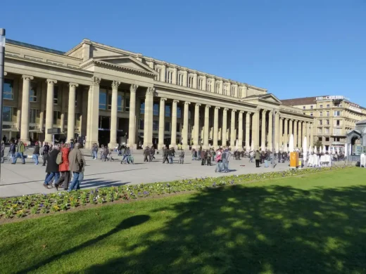 Stuttgart buildings inn Germany for holiday visit