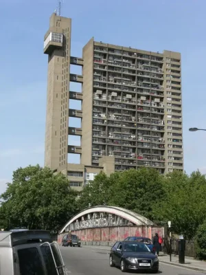 Trellick Tower Brutalist building, West London,  UK