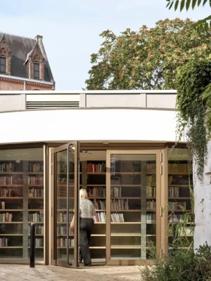 DUMO Office and Library Antwerp Belgium