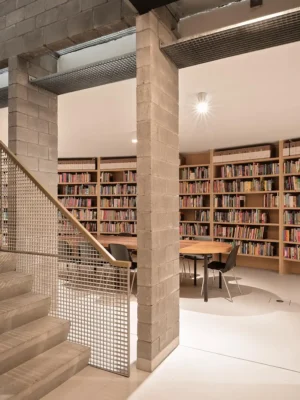 DUMO Office and Library Antwerp Belgium