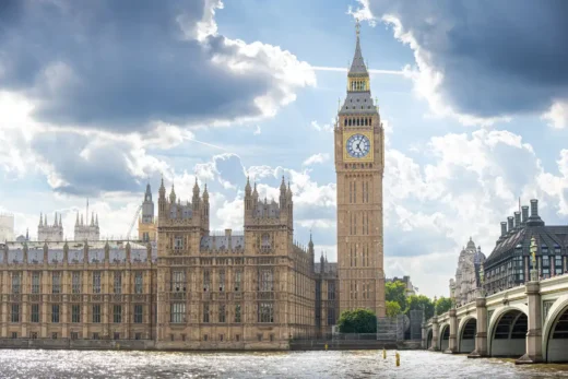 Elizabeth Tower Palace of Westminster London