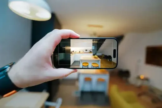 Home virtual staging real estate phone