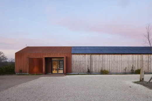 Knepp Wilding Kitchen and Shop by Kaner Olette Architects
