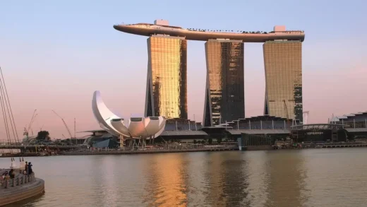 Marina Bay Sands buildings - Singapore skyline urban design